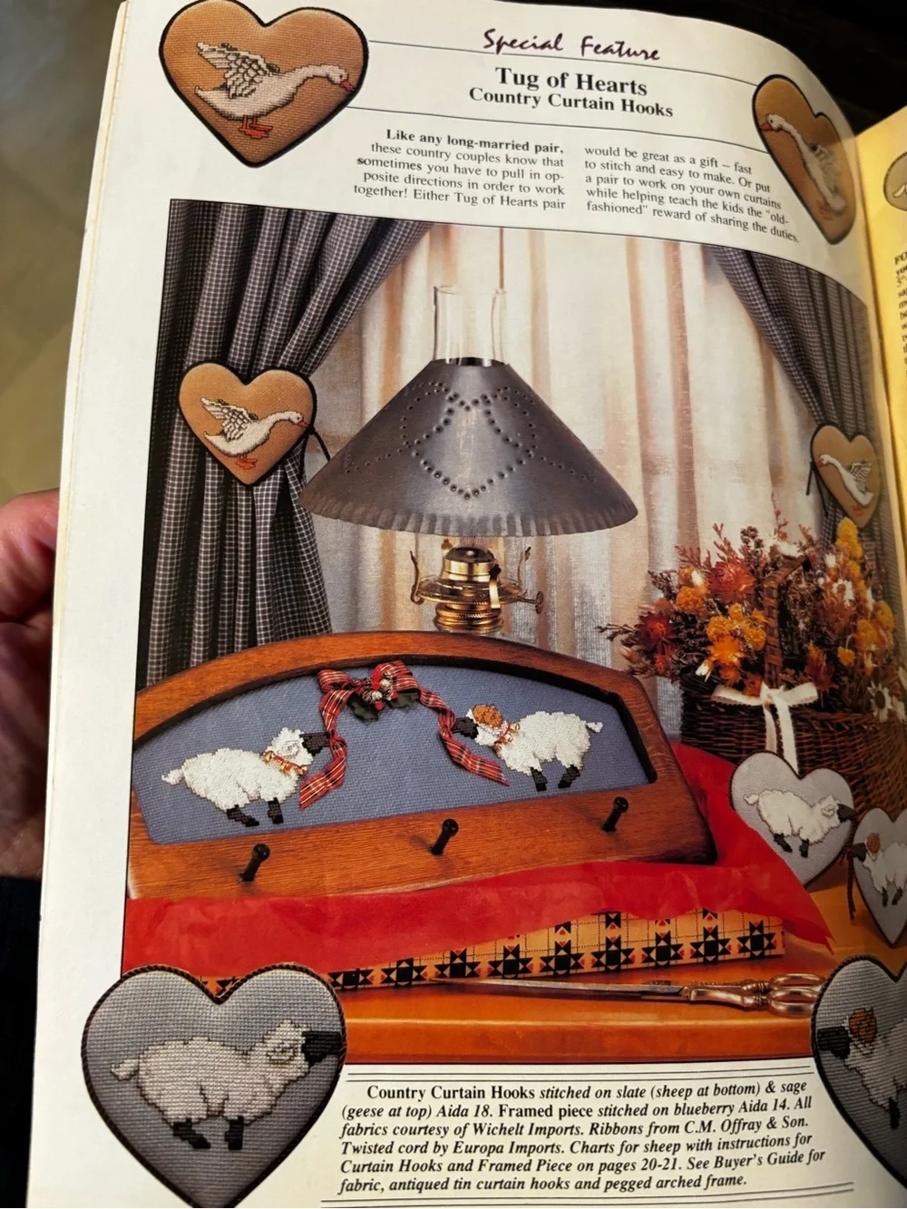 Vintage Cross Stitch & Country Crafts Jan/Feb 87
